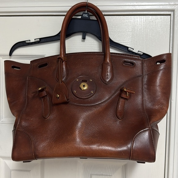 Vintage And The Original Ralph Lauren Collection Ricky 33 Calfskin Bag. - Picture 11 of 16